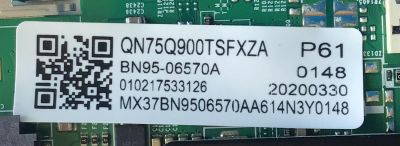 T-CON PARA TV SAMSUNG NUMERO DE PARTE BN95-06570A / BN41-02762A / BN97-16905A / PANEL CY-TT075JLAV3H / MODELO QN75Q900TSFXZA AB02 / QN75Q900TSFXZA / QN75Q900TSF - Imagen 2
